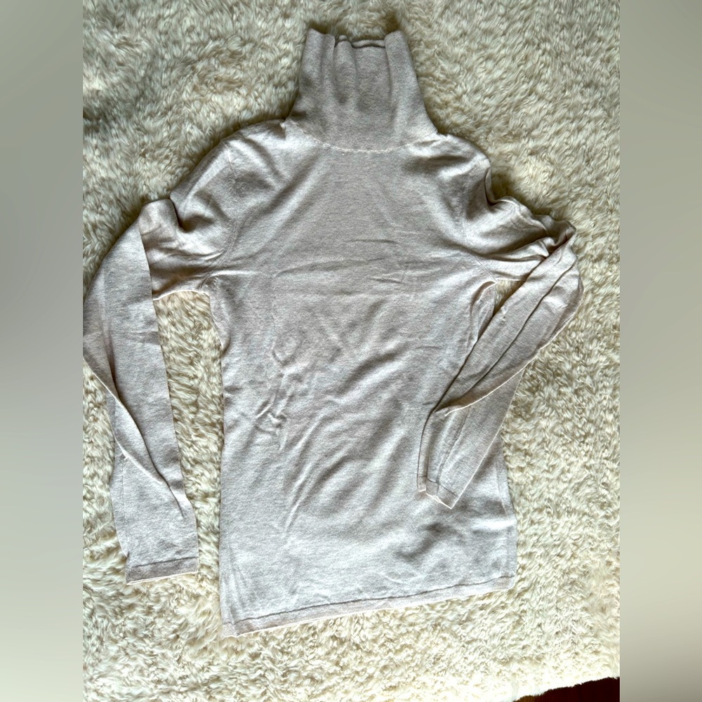 Babaton Cream Turtleneck Sweater